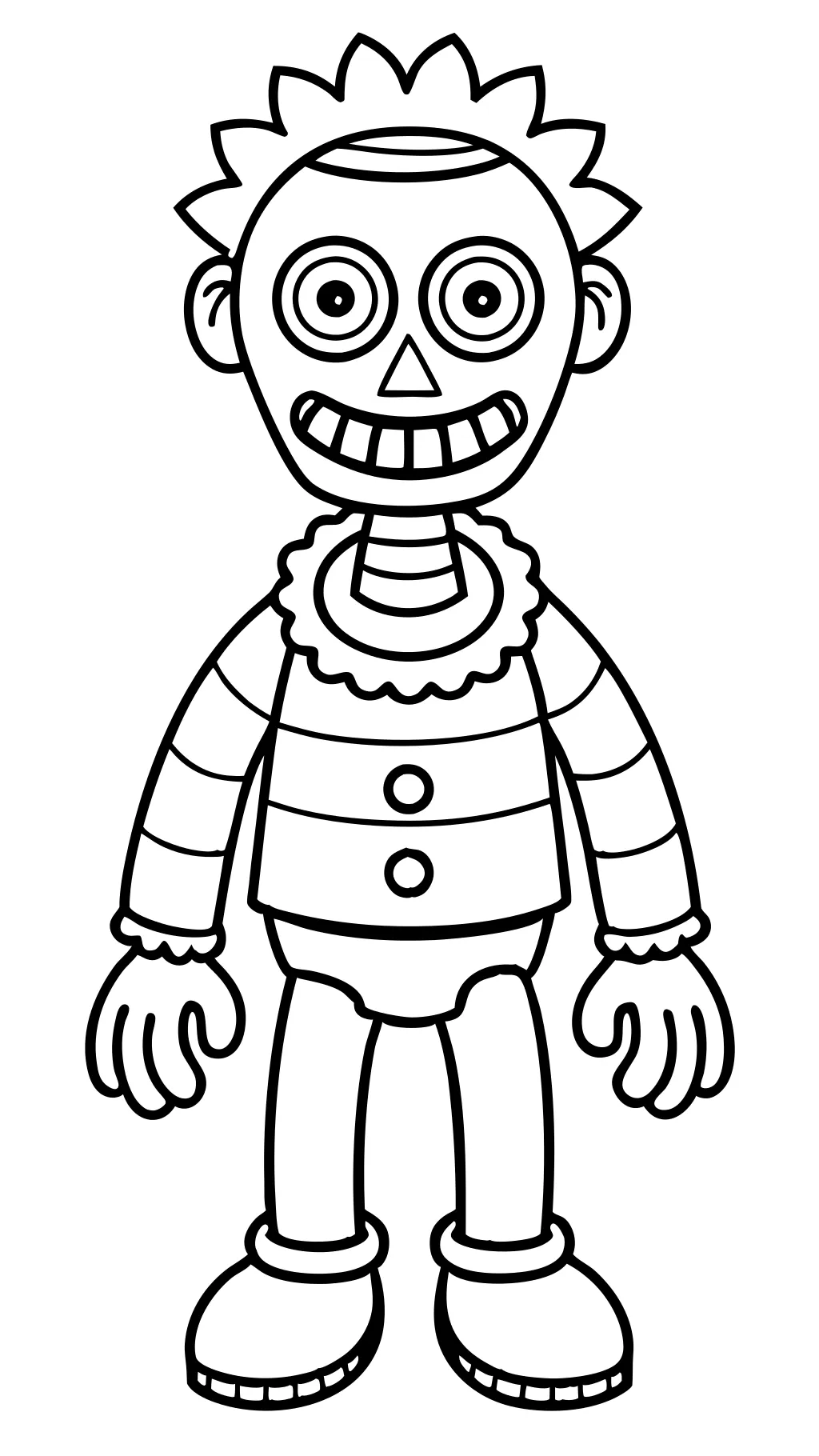 prototype poppy playtime coloring page